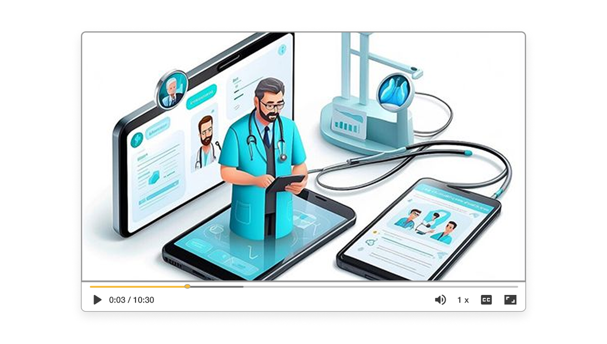 Illustration showing how a medical device demo video creator builds buyer trust with clear visuals and consistent messaging.
